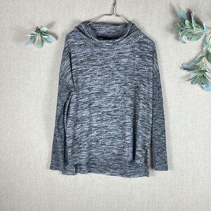Tahari > Gray Cowl Neck Sweater Small